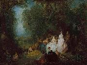 Jean-Antoine Watteau The Art Institute of Chicago oil painting on canvas